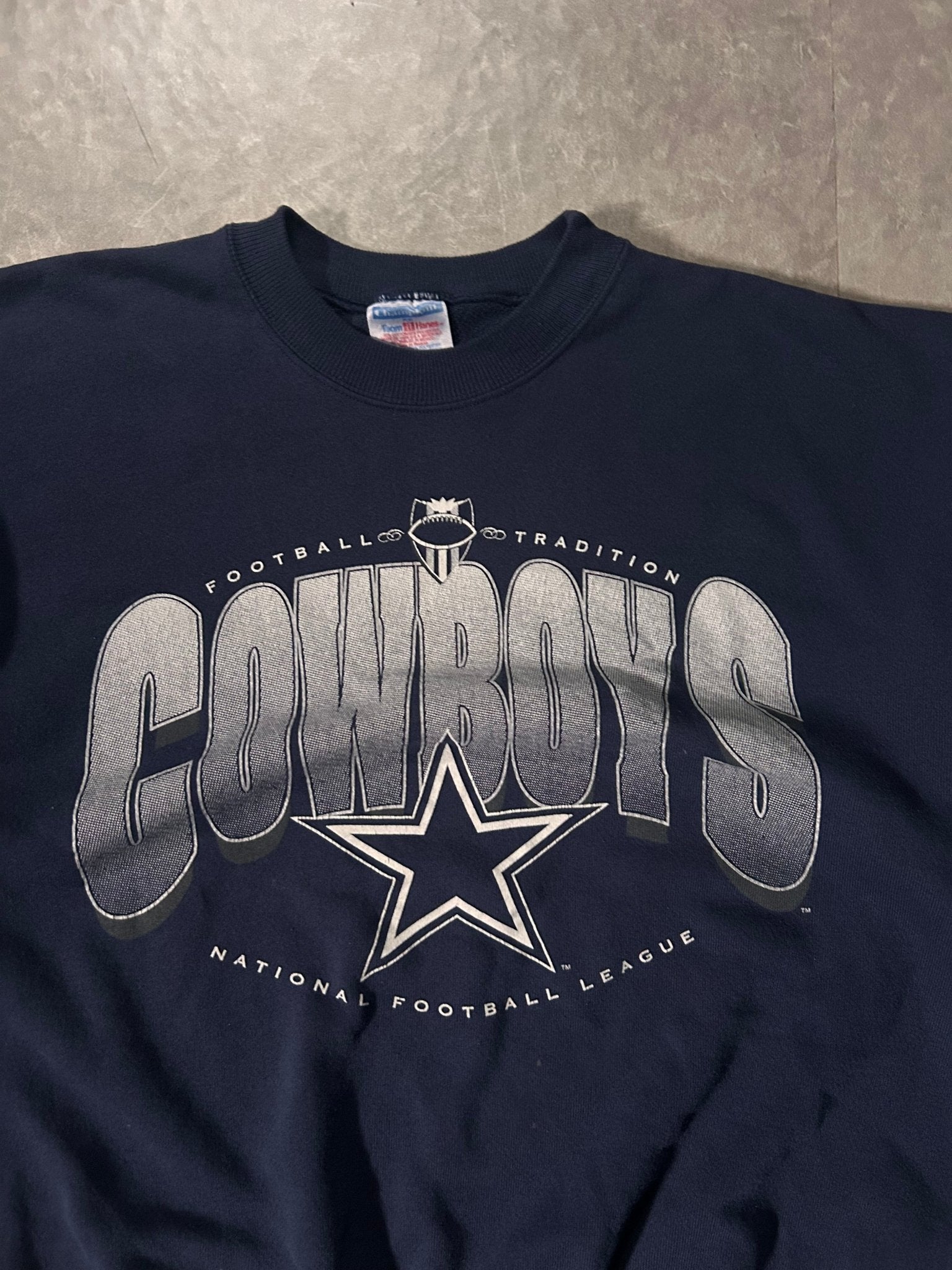 90's Vintage Dallas Cowboys Navy Crewneck - XL - XL | Martin City Vintage