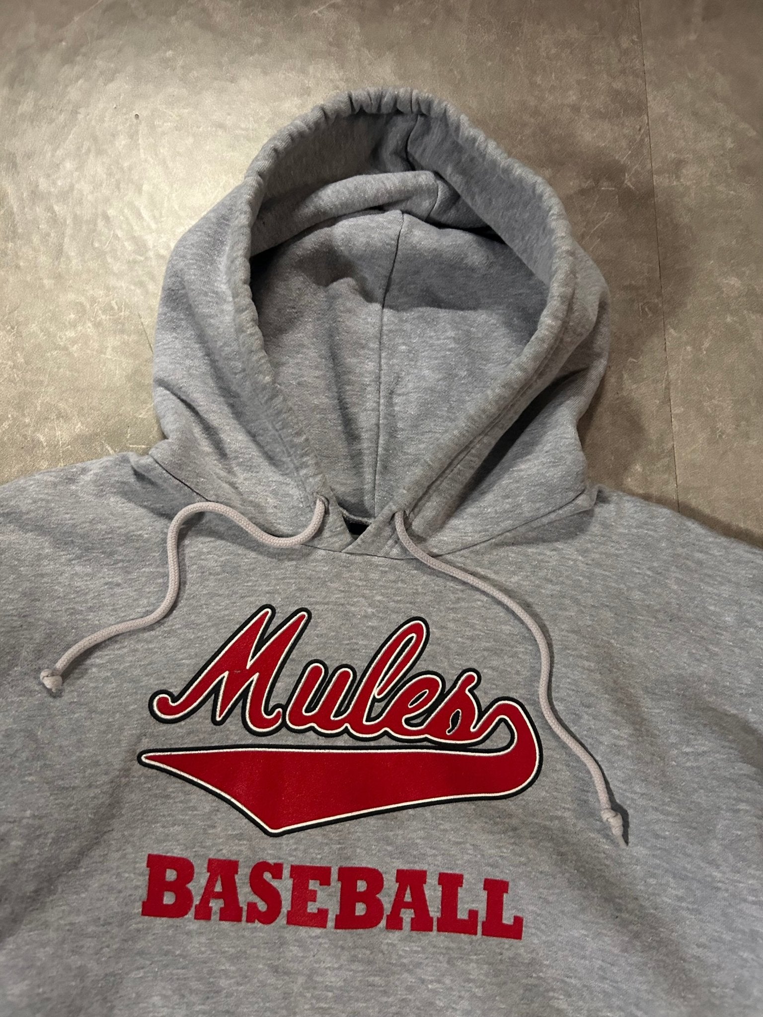 2000's Vintage Central Missouri Mules Nike Grey Hoodie - XL - XL | Martin City Vintage