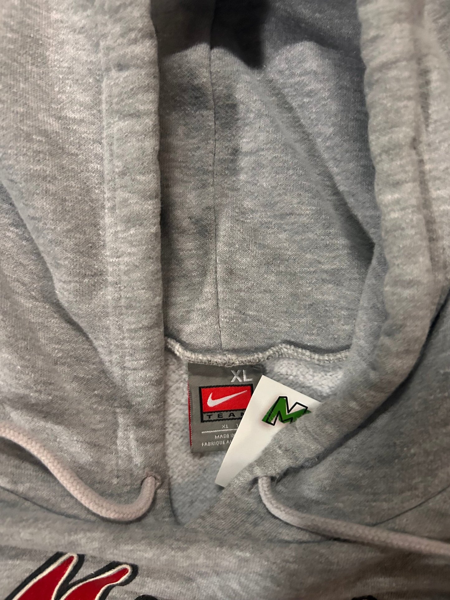 2000's Vintage Central Missouri Mules Nike Grey Hoodie - XL - XL | Martin City Vintage