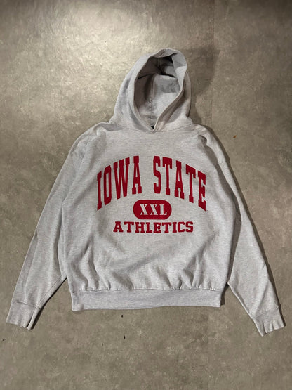 90's Vintage Iowa State Athletics Heather Grey Hoodie - XL - XL | Martin City Vintage