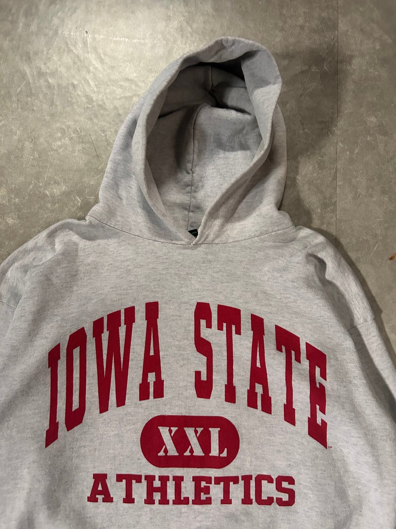 90's Vintage Iowa State Athletics Heather Grey Hoodie - XL - XL | Martin City Vintage