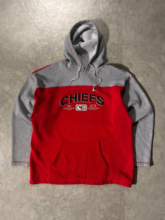 2000’s Vintage Kansas City Chiefs Embroidered Red Hoodie - XL - XL | Martin City Vintage