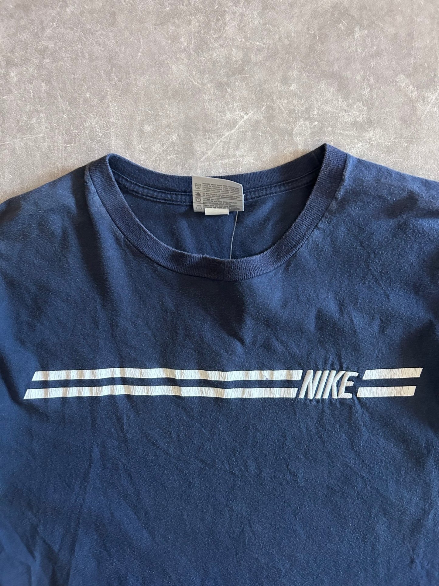 2000s Vintage Navy Nike Embroidered T Shirt Size M - | Martin City Vintage