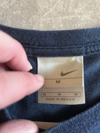 2000s Vintage Navy Nike Embroidered T Shirt Size M - | Martin City Vintage