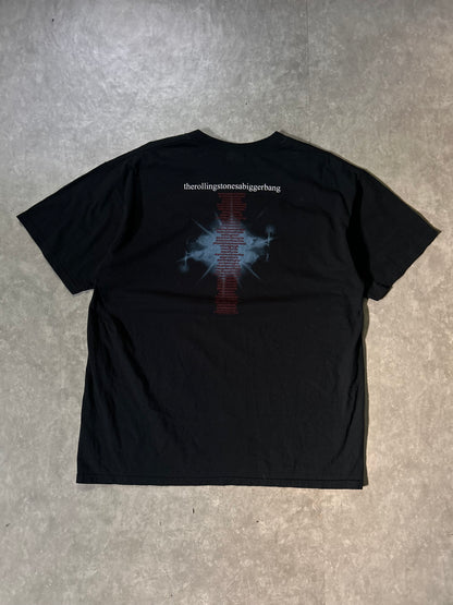 2000's Vintage Rolling Stones Bigger Bang Black T-Shirt Full Back View