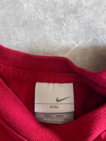 2000s Vintage Nike Red T Shirt Size XXL - | Martin City Vintage