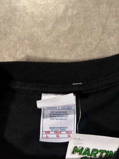 2004 Vintage Alan Jackson Black T-Shirt Tag Close Up Detail