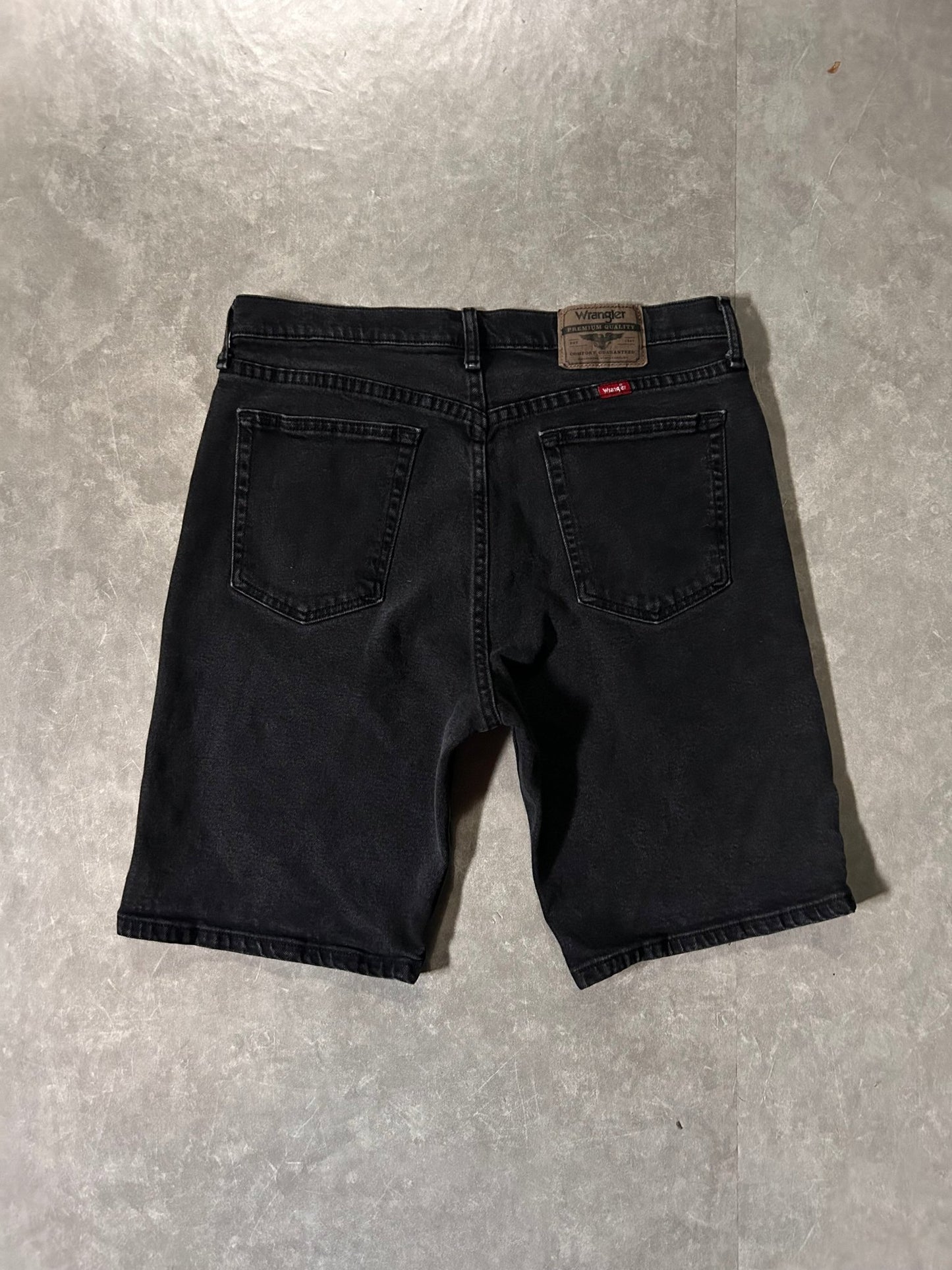 2000's Vintage Wrangler Black Jorts - 34W - 34 | Martin City Vintage