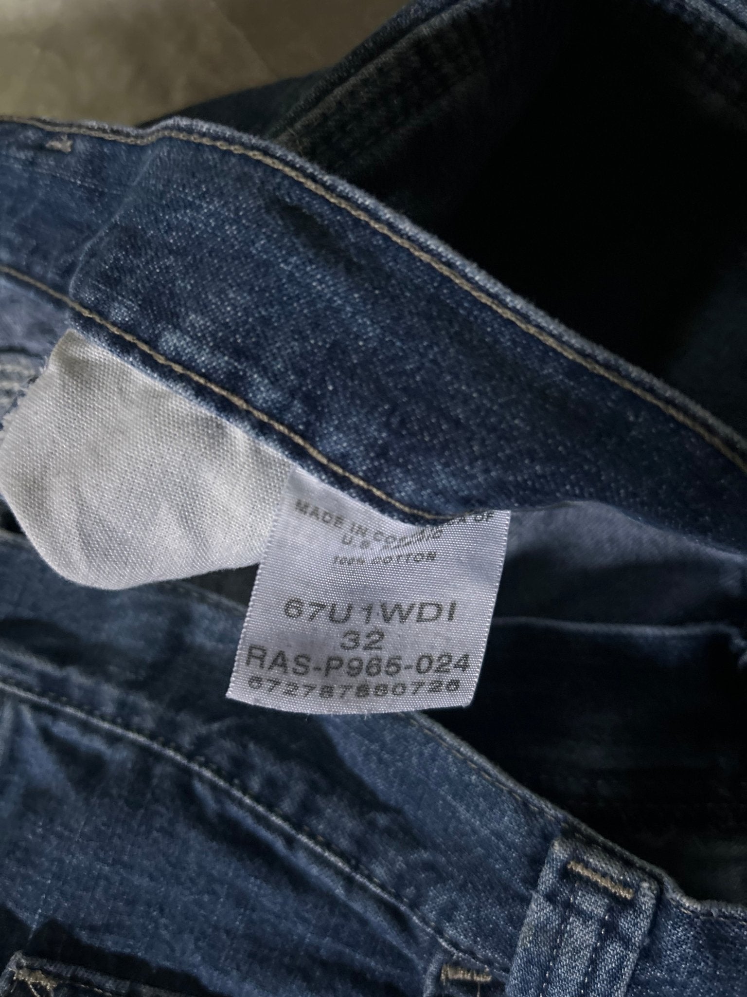 2000's Vintage Wrangler Carpenter Dark Wash Jorts - 32W - 32 | Martin City Vintage