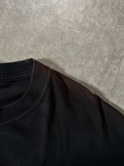 2000's Vintage Incredible Hulk Black T-Shirt Distressing and Fade Detail