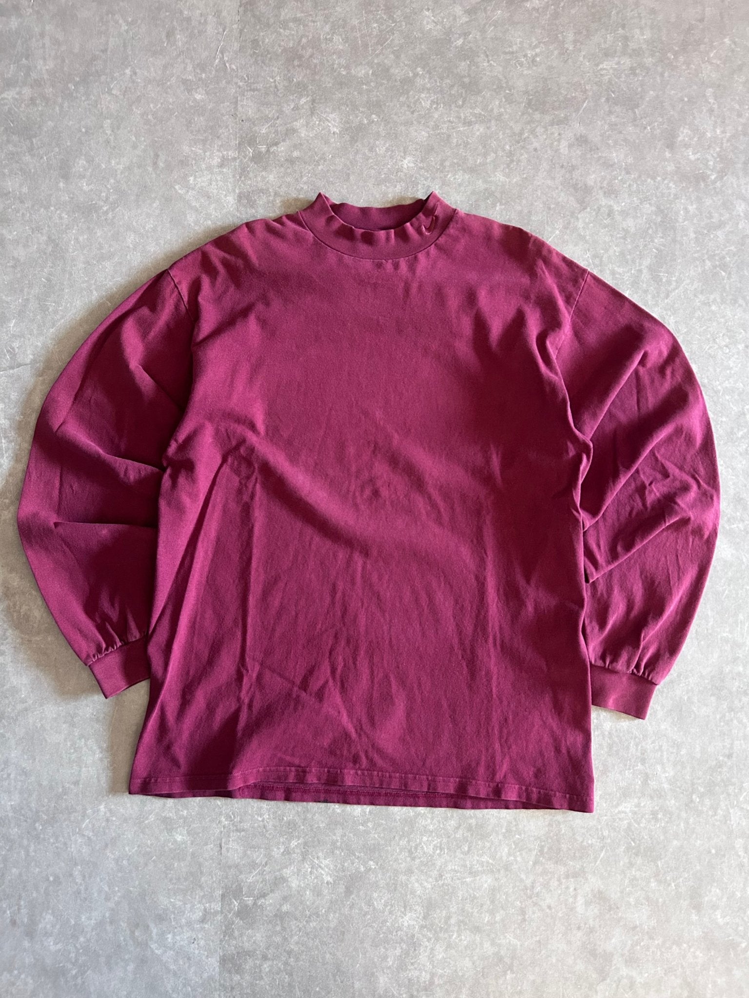 90s Vintage Nike Red Tonal Long Sleeve Shirt Size L - | Martin City Vintage