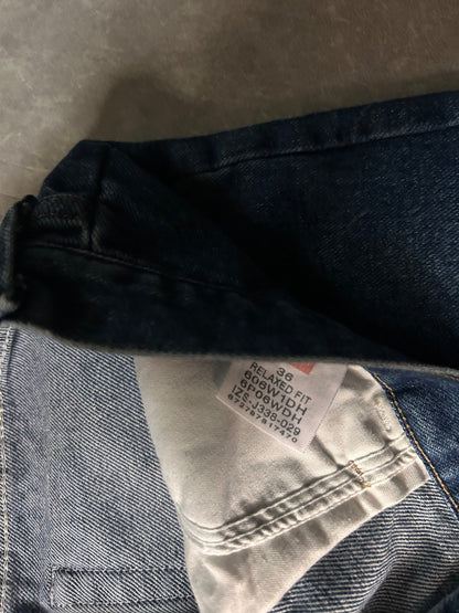 2000's Vintage Wranger Dark Wash Jorts - 36W - 36 | Martin City Vintage