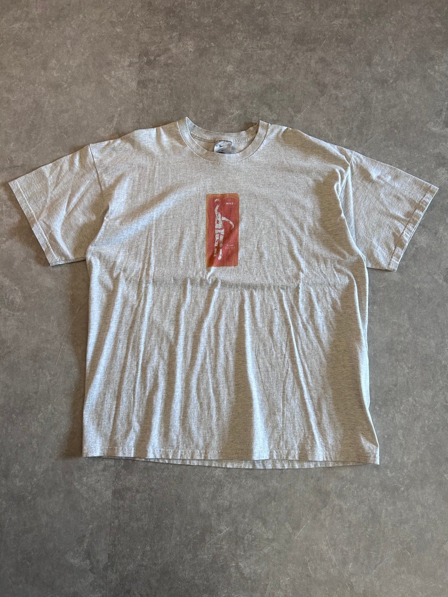 2000s Vintage Nike 40 Hops Basketball Beer Heather Gray T Shirt Size XXL - | Martin City Vintage