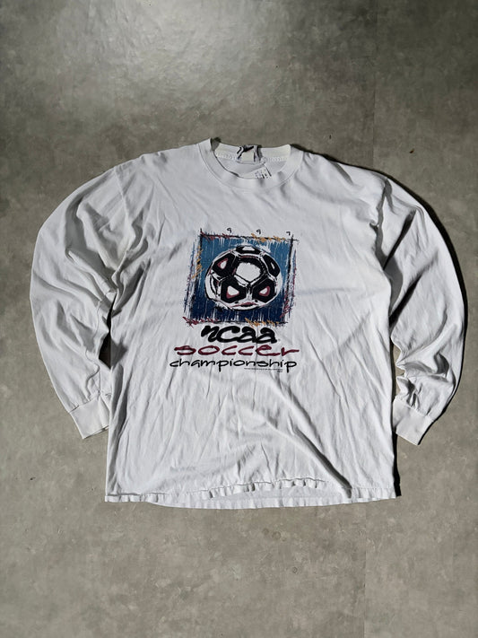1997 Vintage NCAA Championship Long Sleeve White T-Shirt -XL - XL | Martin City Vintage