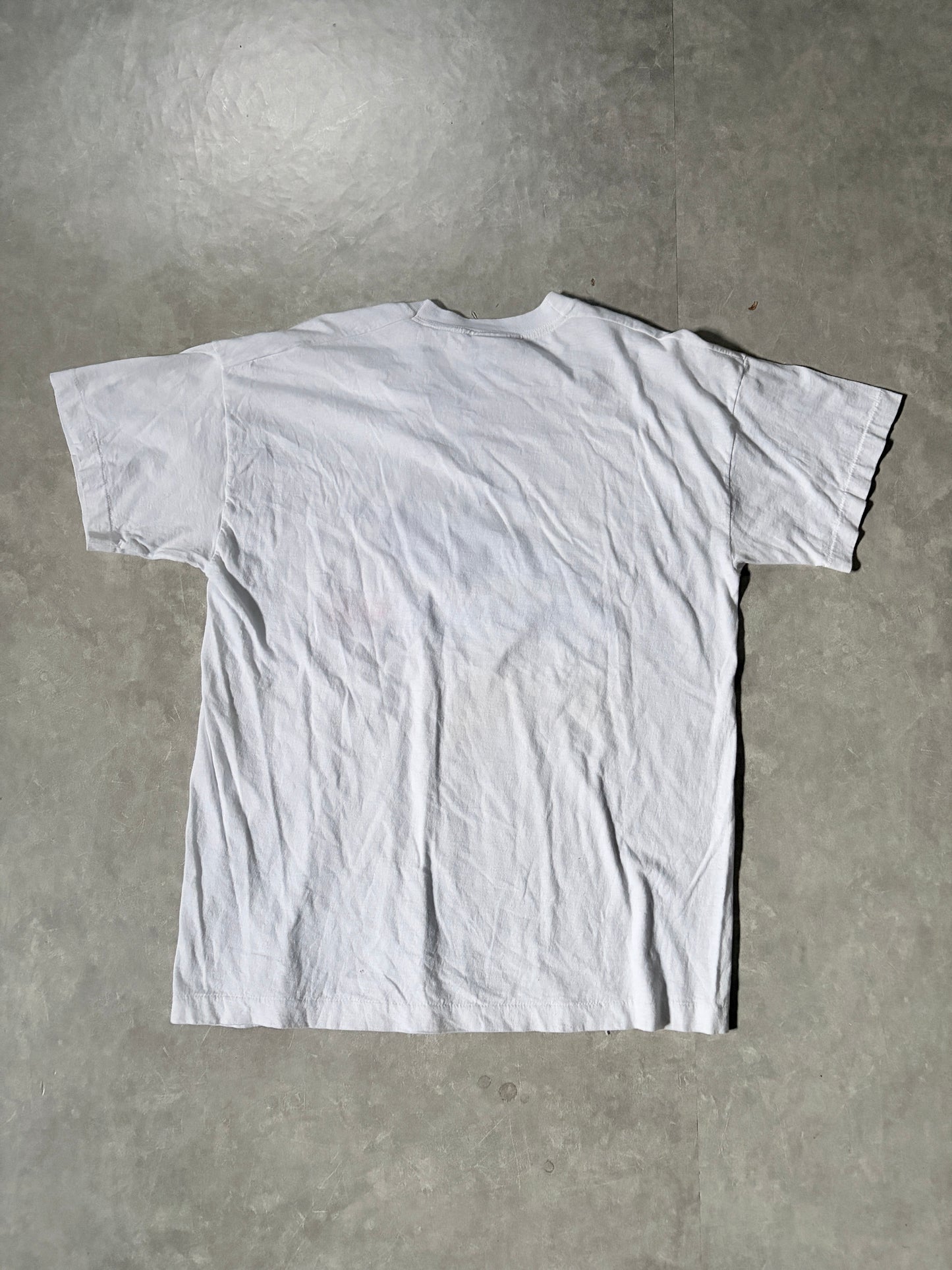 1998 Vintage France 98 Coupe Du Monde Soccer White T Shirt -XL