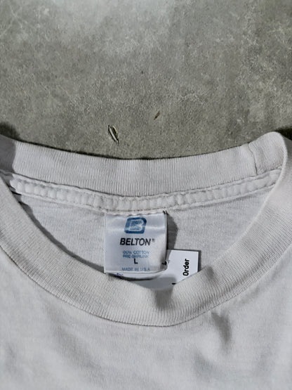 1994 Vintage FIFA World Cup Faded Distressed White T Shirt -L