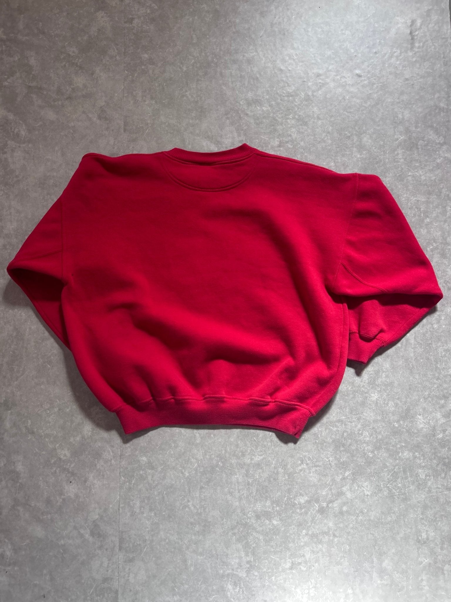 90s Vintage Kansas City Chiefs Embroidered Football Red Crewneck Size XL - XL | Martin City Vintage