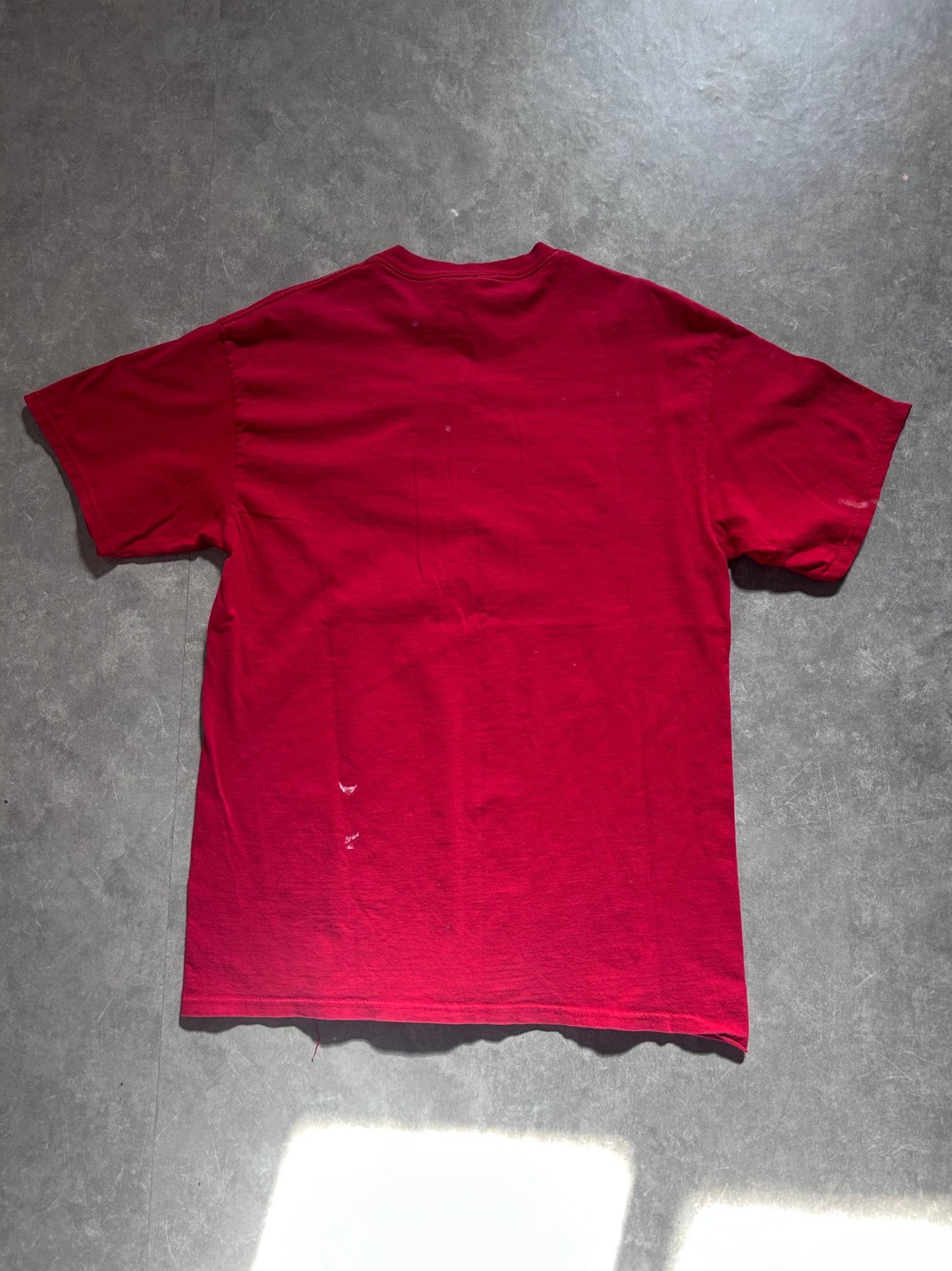 90s Vintage Kansas City Chiefs Red Embroidered T Shirt Size L - L | Martin City Vintage