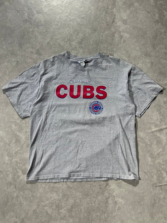 2000s Vintage Chicago Cubs Lee Sports Grey T Shirt Size XL - XL | Martin City Vintage