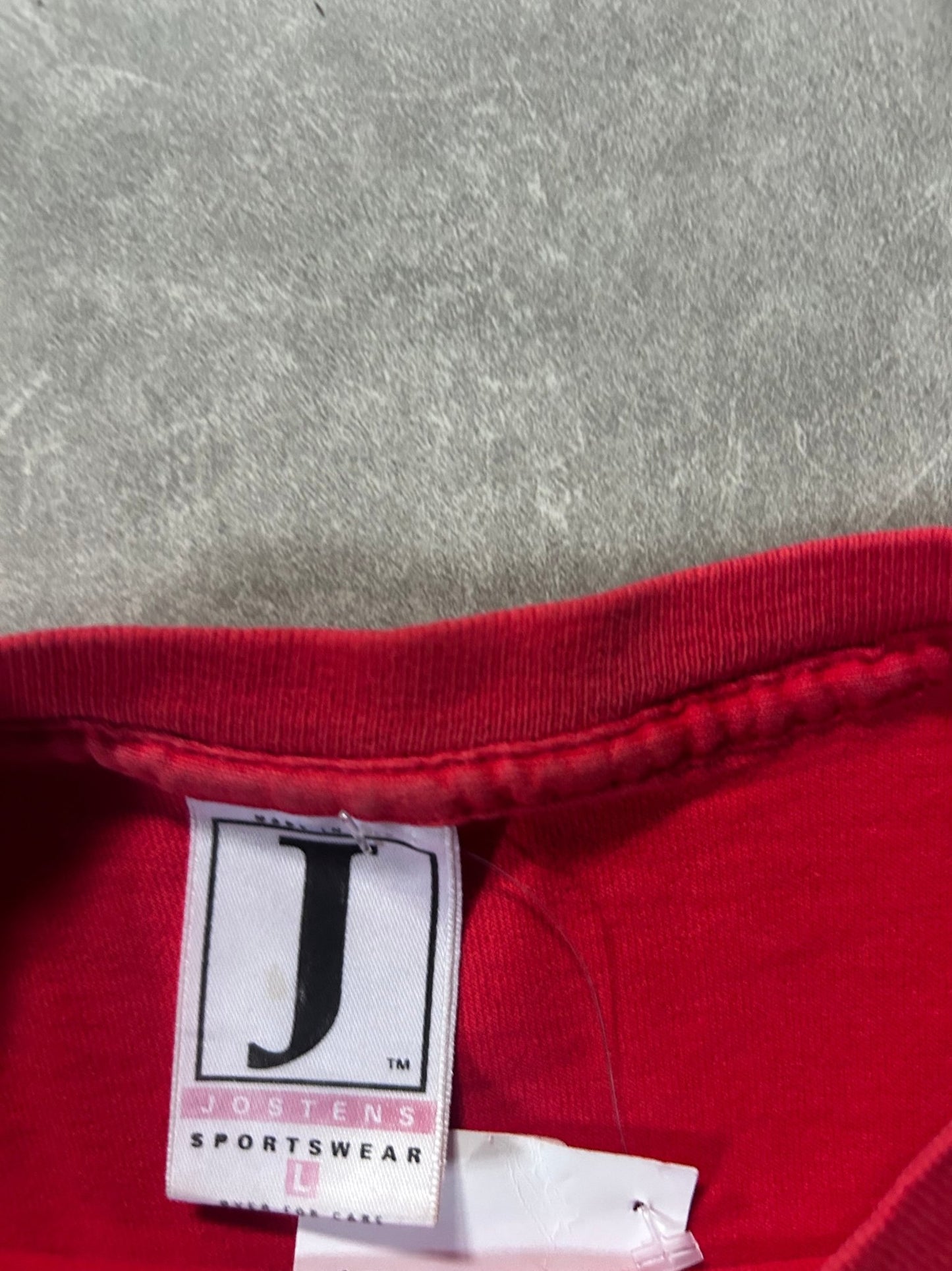 90s Vintage Kansas City Chiefs Looney Tunes Taz Red T Shirt Size L - L | Martin City Vintage