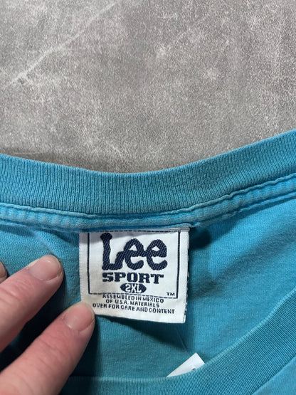 90s Vintage Caroline Panthers Baby Blue Embroidered T Shirt Size XXL - XXL | Martin City Vintage