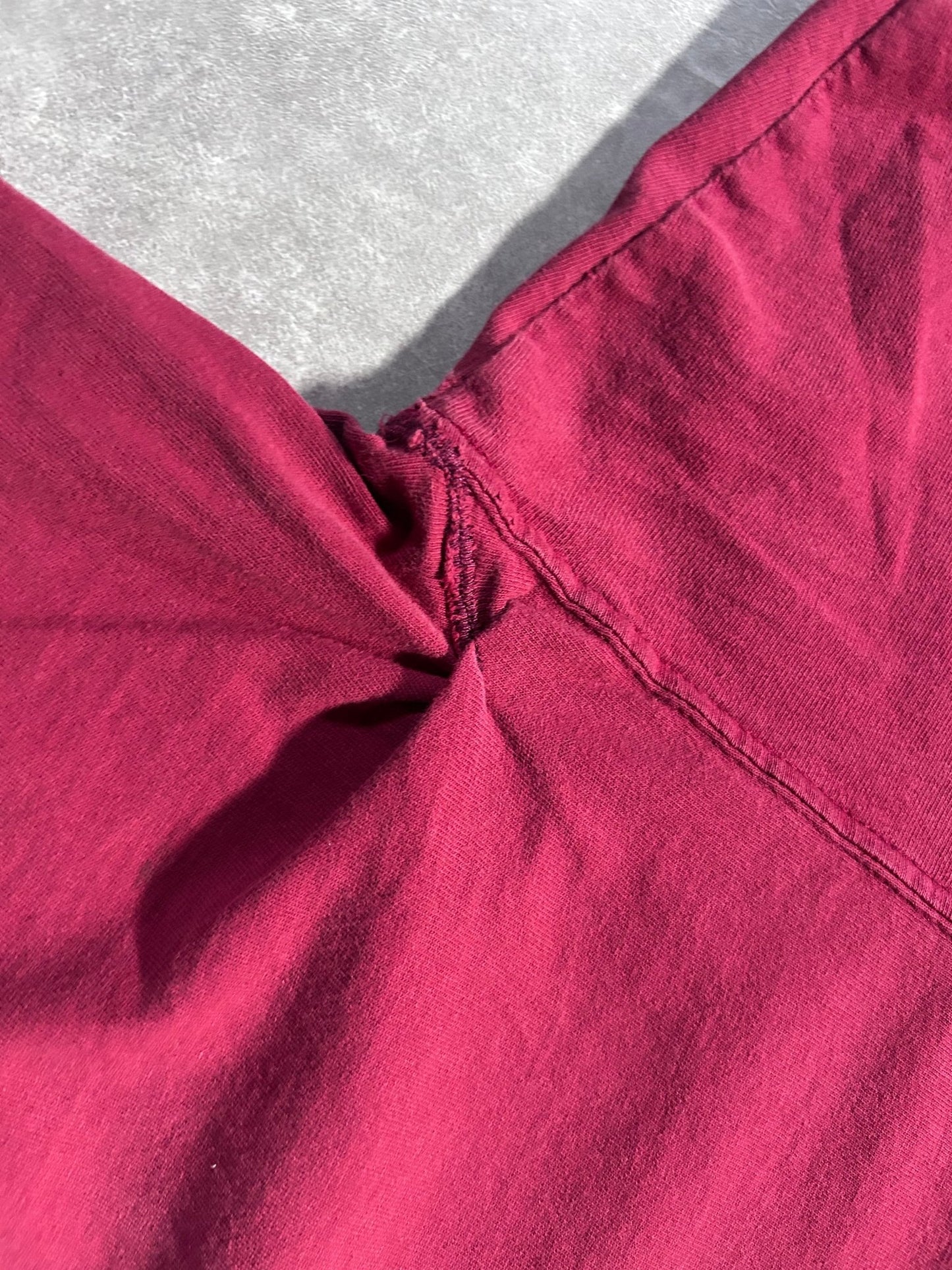 90s Vintage Alabama Crimson Tide Distressed Maroon T Shirt Size XXL - XXL | Martin City Vintage