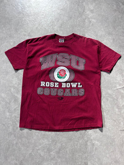 90s Vintage Washington State Cougars Rose Bowl T Shirt Size XL - XL | Martin City Vintage