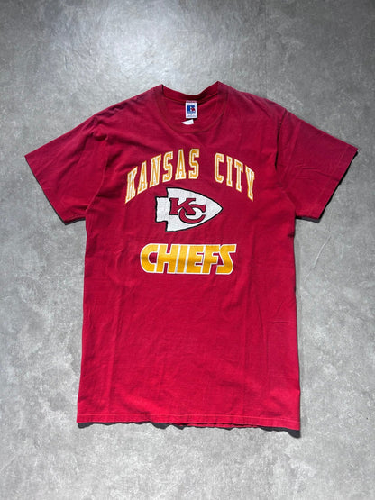 90s Vintage Kansas City Chiefs Russell Red T Shirt Size M - M | Martin City Vintage
