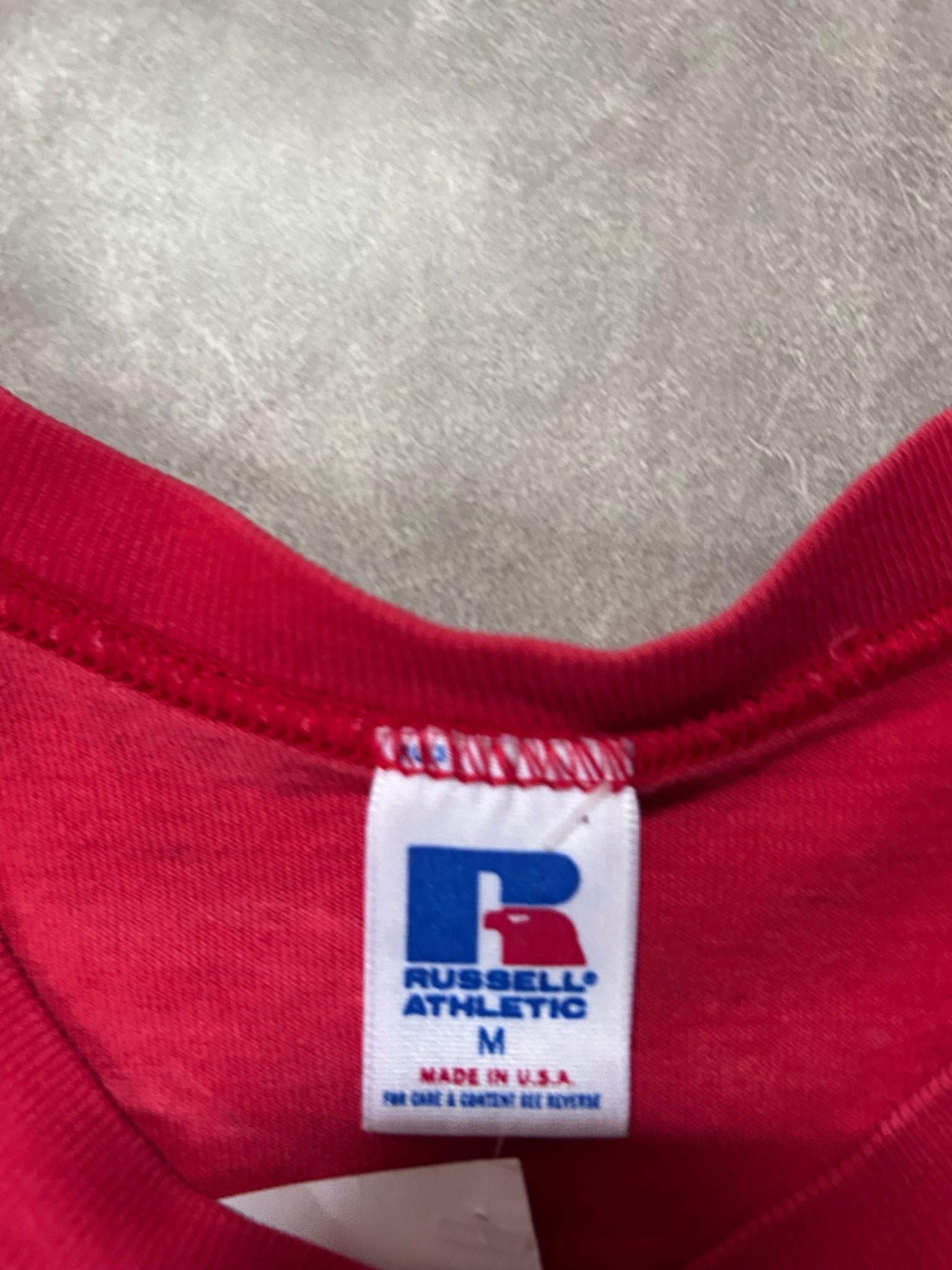 90s Vintage Kansas City Chiefs Russell Red T Shirt Size M - M | Martin City Vintage