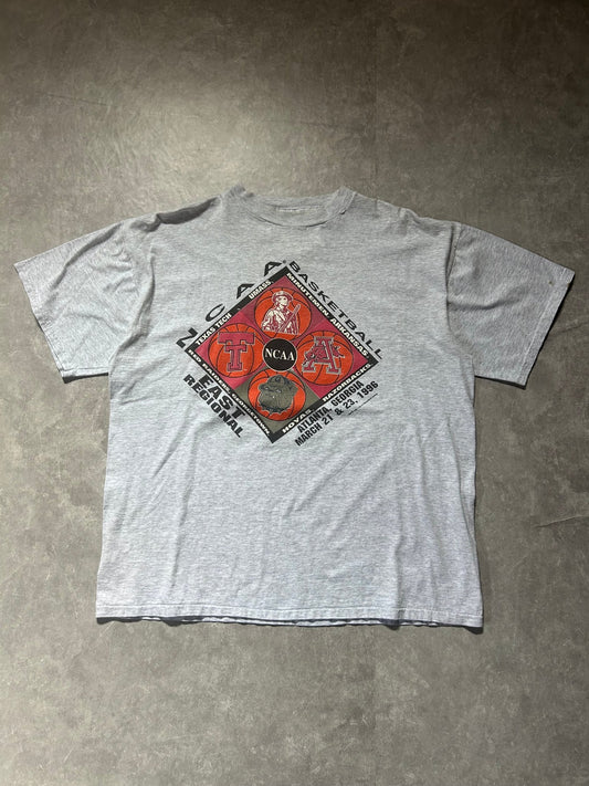 1996 Vintage NCAA Final Four Heather Gray T Shirt Size XL - XL | Martin City Vintage