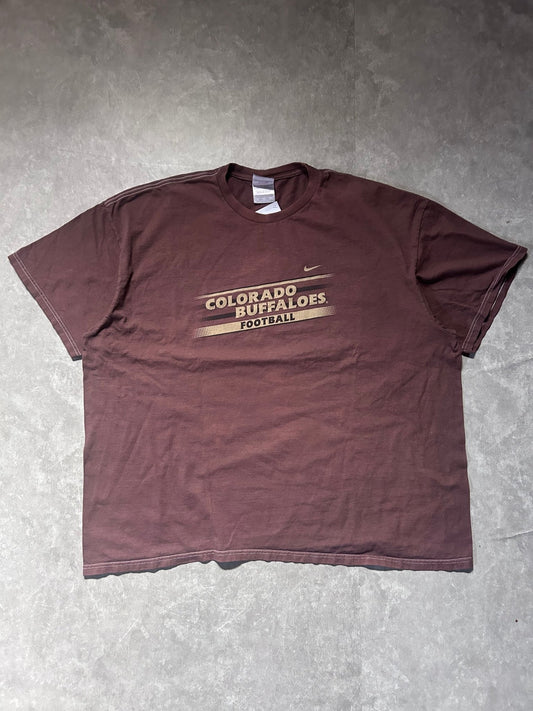 2000s Vintage Colorado Buffaloes Nike Brown T Shirt Size XXL - XXL | Martin City Vintage