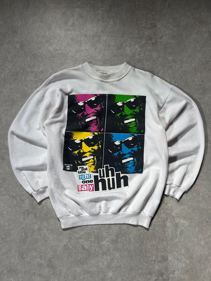 90s Vintage Ray Charles Pepsi White Crewneck Size L - L | Martin City Vintage