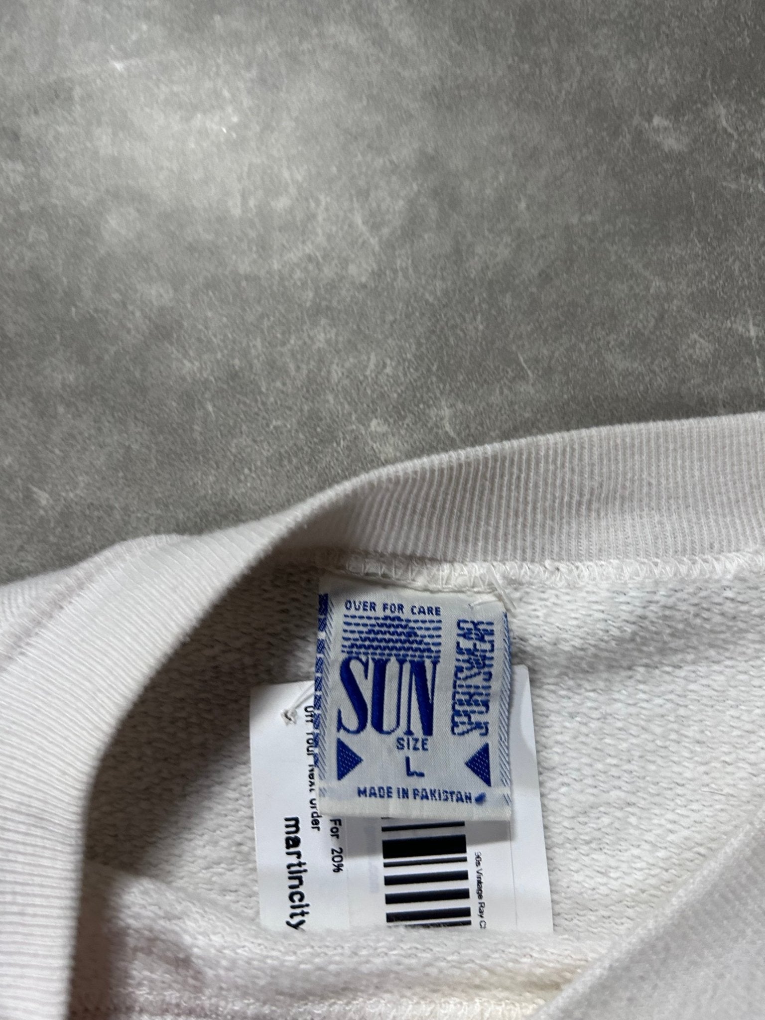 90s Vintage Ray Charles Pepsi White Crewneck Size L - L | Martin City Vintage