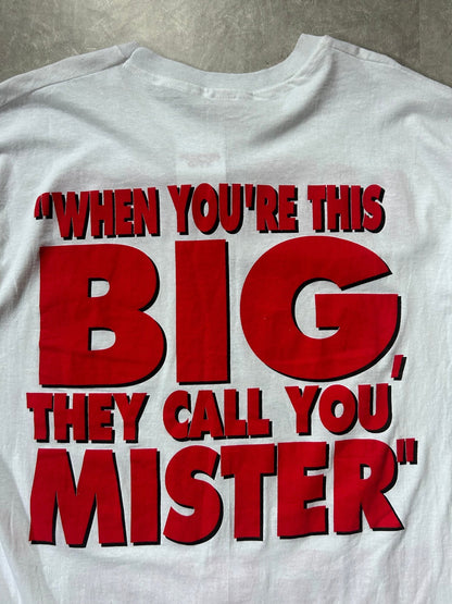 90s Vintage Mr. Big Big Wig White Band T Shirt Size XXL - XXL | Martin City Vintage