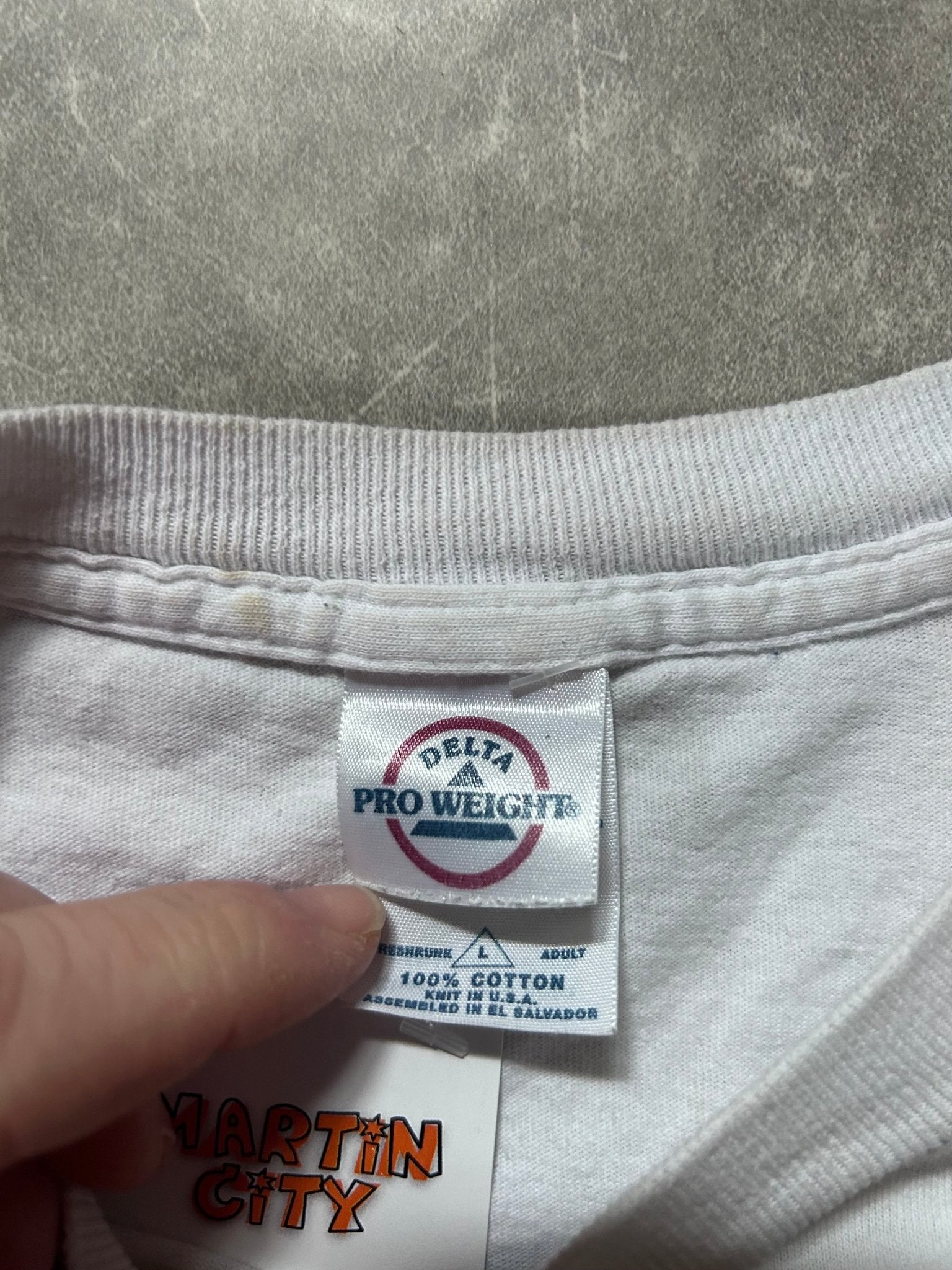 2003 Vintage Toby Keith Shock'N Y'all Tour White T Shirt Size L - L | Martin City Vintage