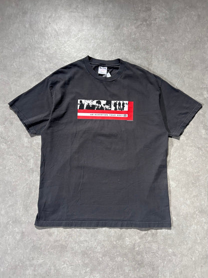 2001 Vintage U2 Elevation Tour Grey Band T Shirt Size XL - XL | Martin City Vintage