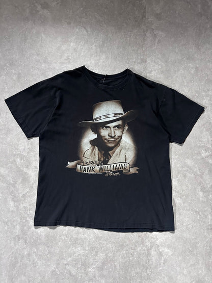 2008 Vintage Hank Williams Sr. Black T Shirt Size XL - XL | Martin City Vintage