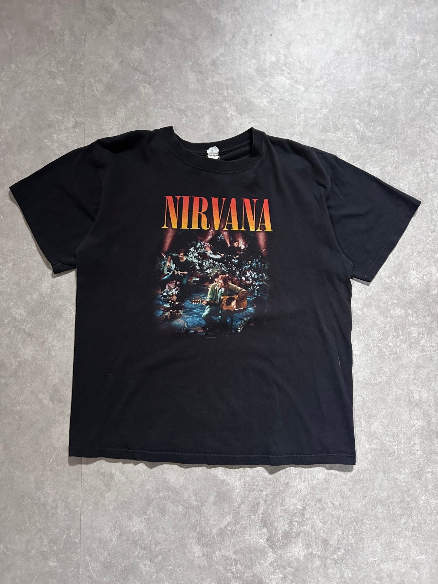 2009 Vintage Nirvana MTV Unplugged Black T Shirt Size XL - XL | Martin City Vintage