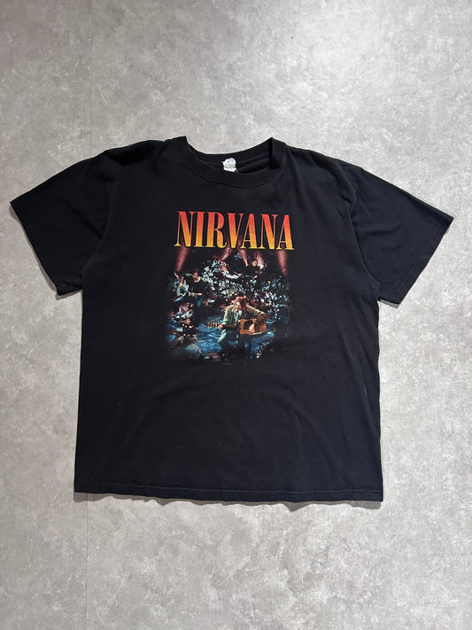 2009 Vintage Nirvana MTV Unplugged Black T Shirt Size XL - XL | Martin City Vintage