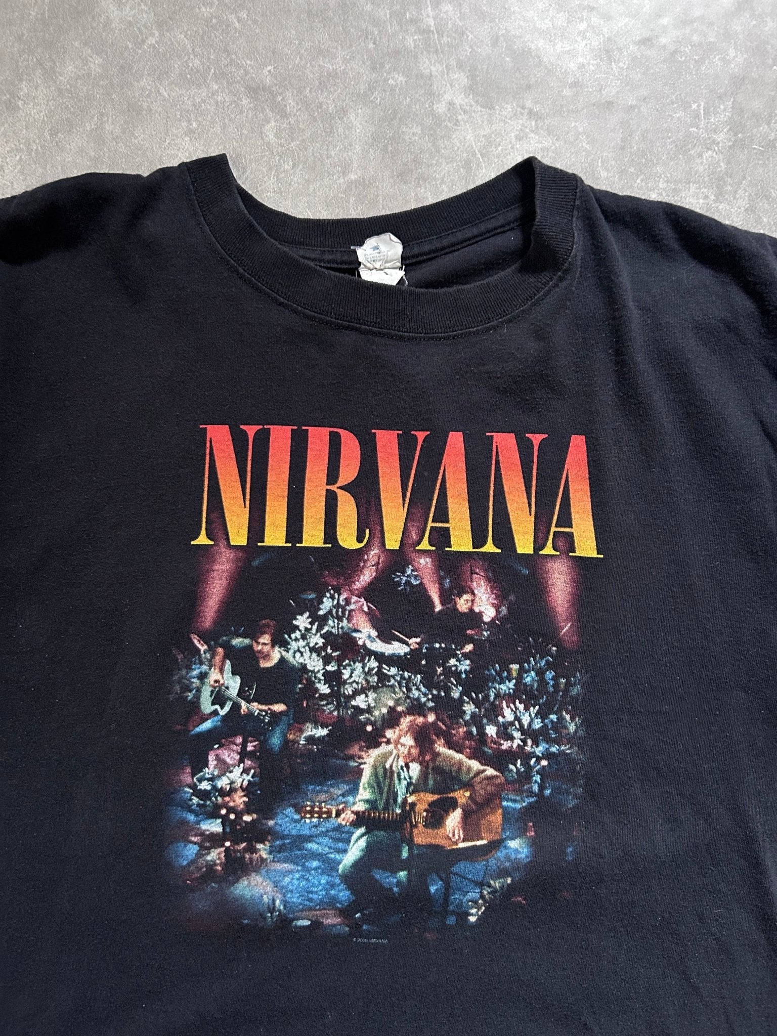 2009 Vintage Nirvana MTV Unplugged Black T Shirt Size XL - XL | Martin City Vintage