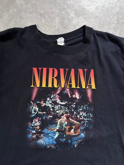 2009 Vintage Nirvana MTV Unplugged Black T Shirt Size XL - XL | Martin City Vintage