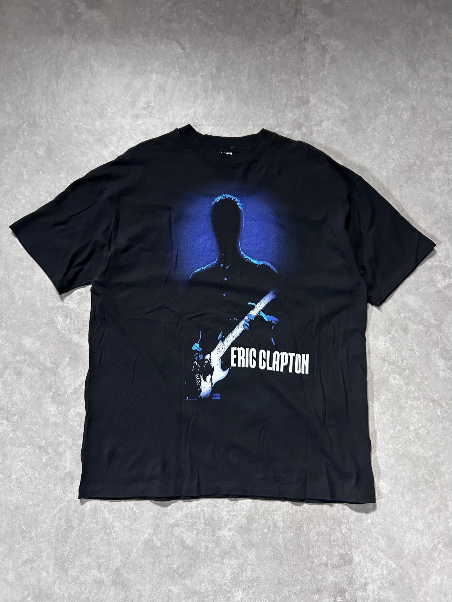 90s Vintage Eric Clapton Black Band T Shirt Size XL - XL | Martin City Vintage