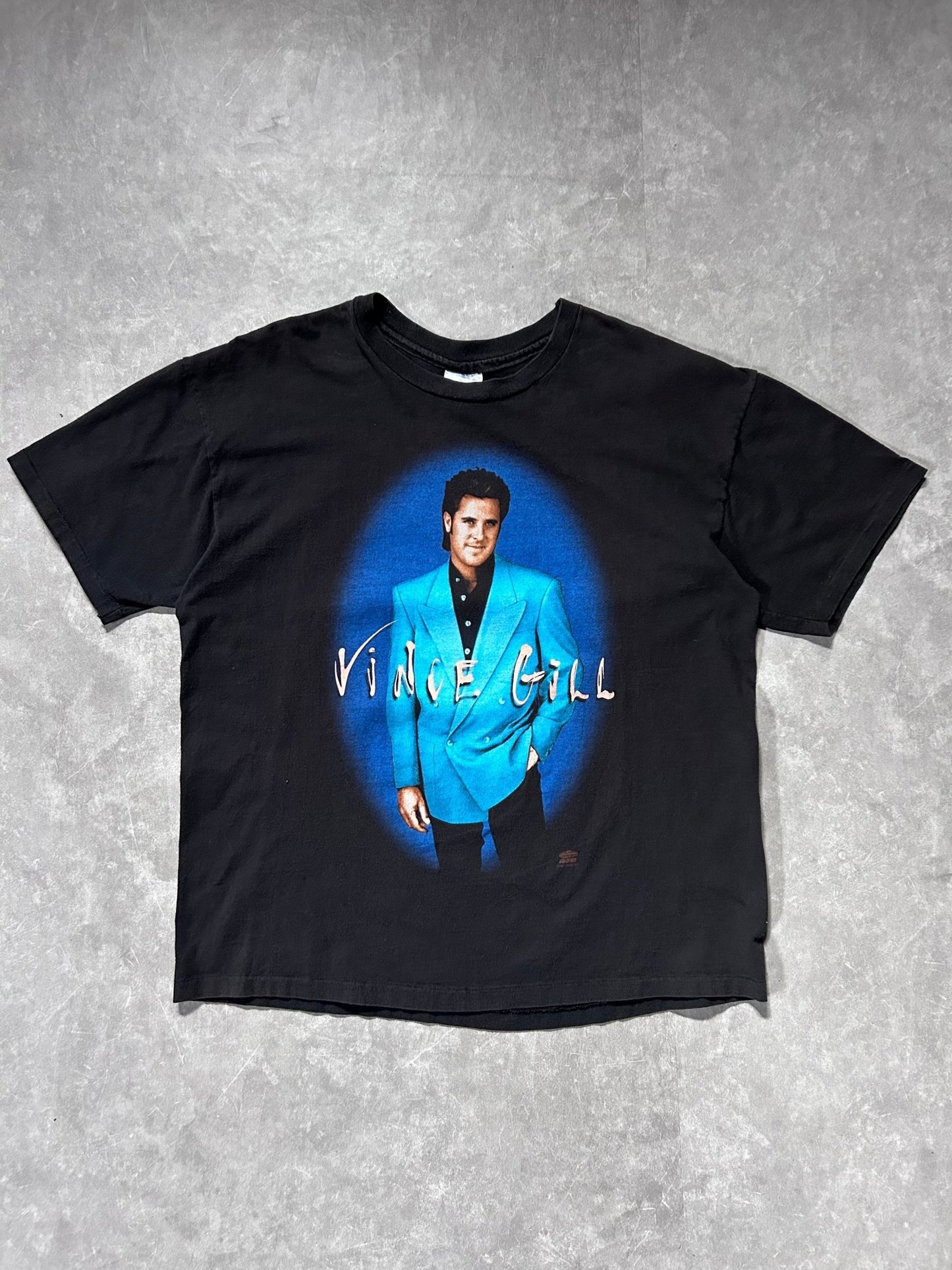 1993 Vintage Vince Gill Black T Shirt Size XL - XL | Martin City Vintage