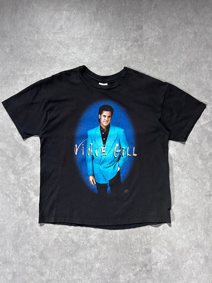 1993 Vintage Vince Gill Black T Shirt Size XL - XL | Martin City Vintage