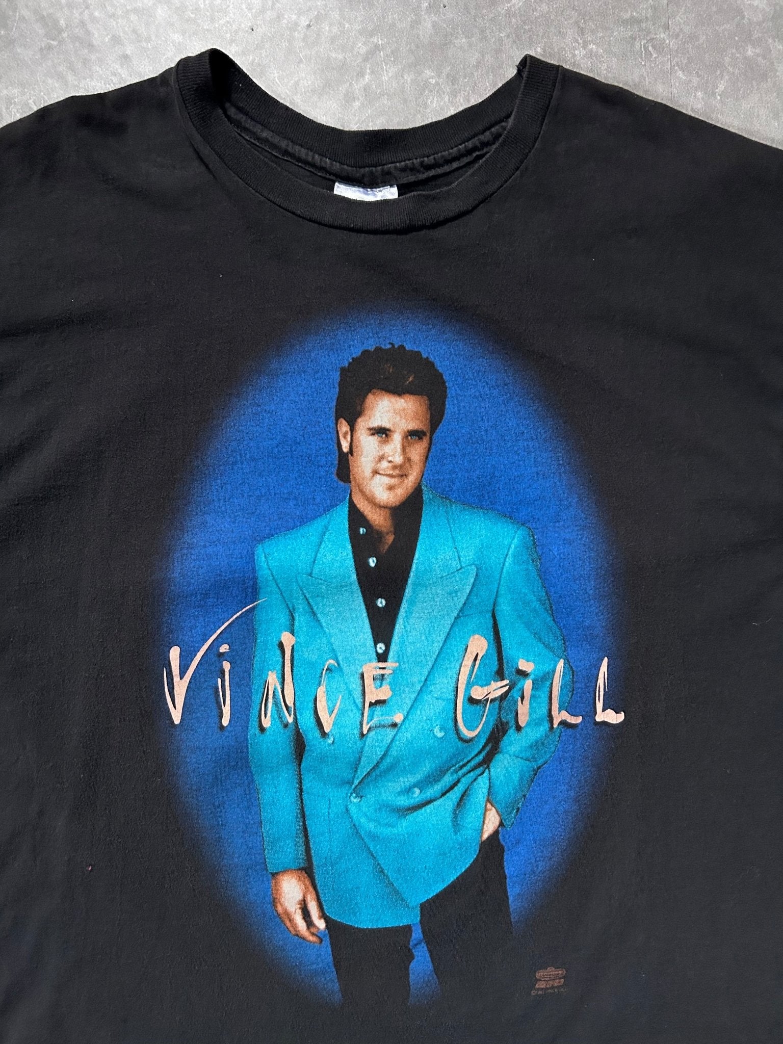 1993 Vintage Vince Gill Black T Shirt Size XL - XL | Martin City Vintage