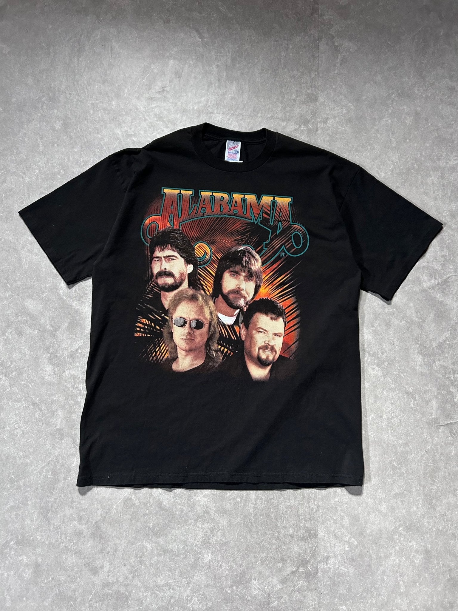 90s Vintage Alabama Dancin' on the Boulevard Black Country T Shirt Size XL - XL | Martin City Vintage