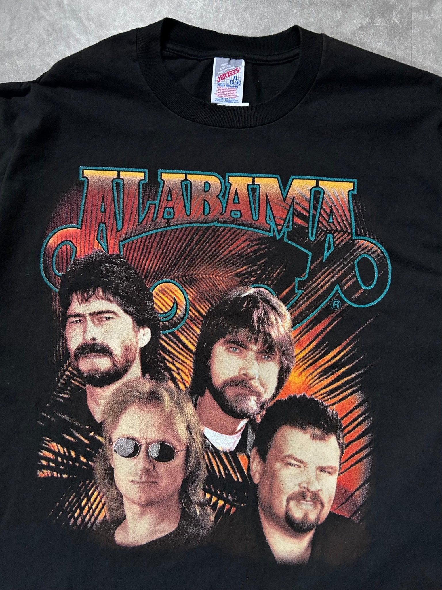 90s Vintage Alabama Dancin' on the Boulevard Black Country T Shirt Size XL - XL | Martin City Vintage