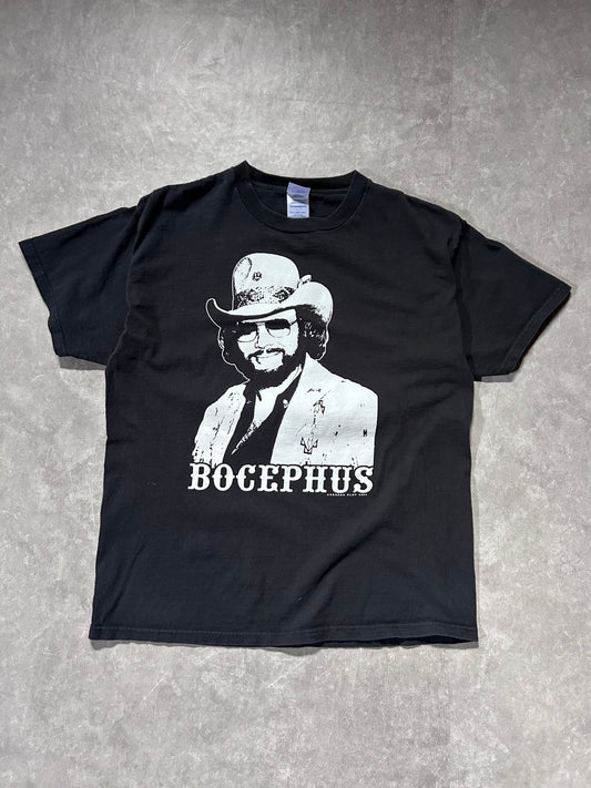 2004 Vintage Hank Williams Jr. Kiss My *** Black Country T Shirt Size L - L | Martin City Vintage