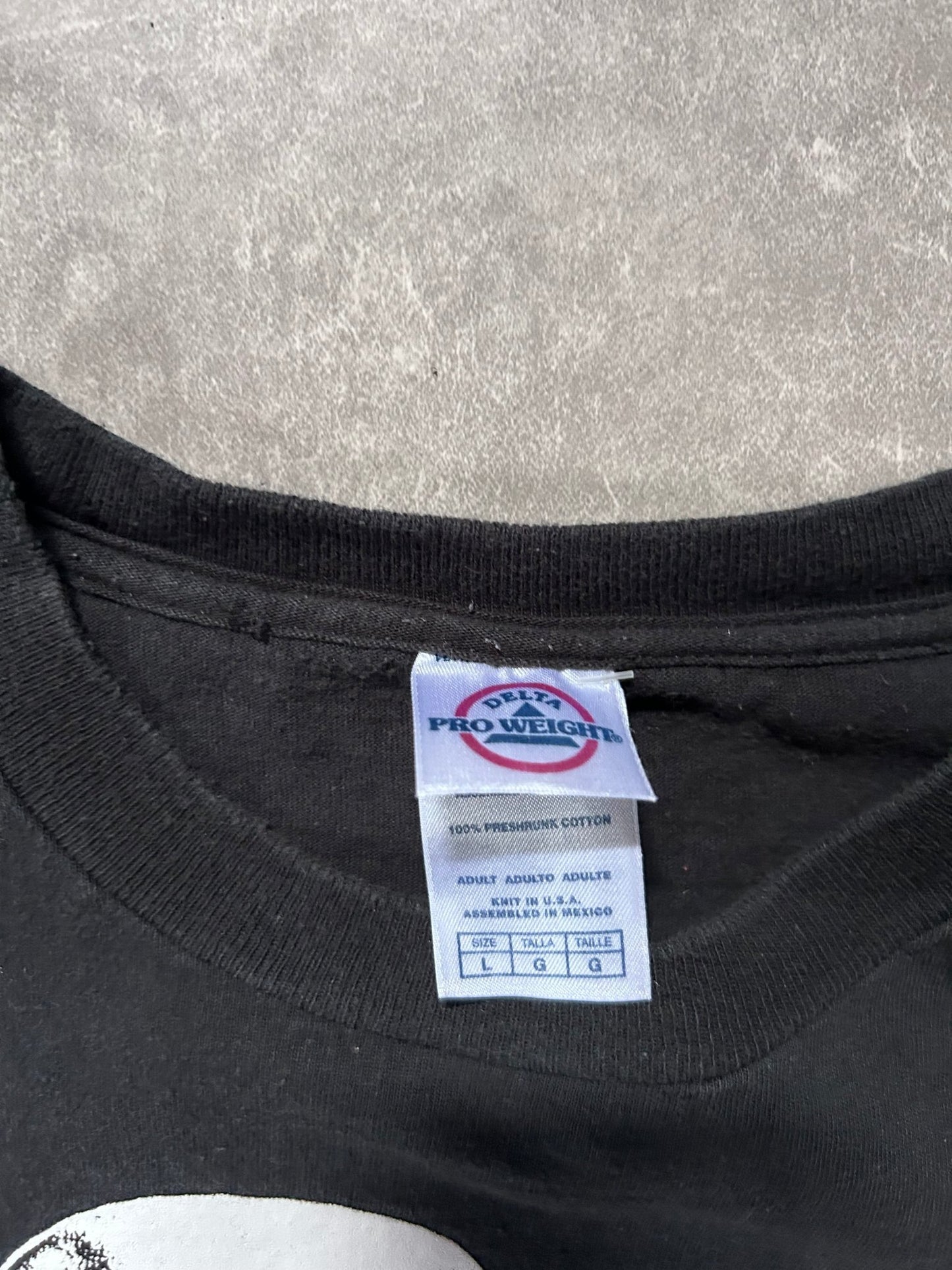 2004 Vintage Hank Williams Jr. Kiss My *** Black Country T Shirt Size L - L | Martin City Vintage