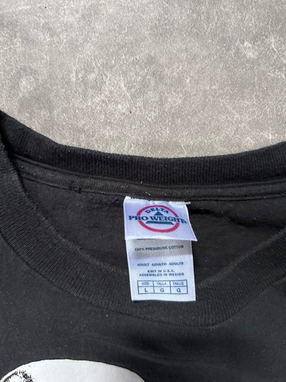 2004 Vintage Hank Williams Jr. Kiss My *** Black Country T Shirt Size L - L | Martin City Vintage